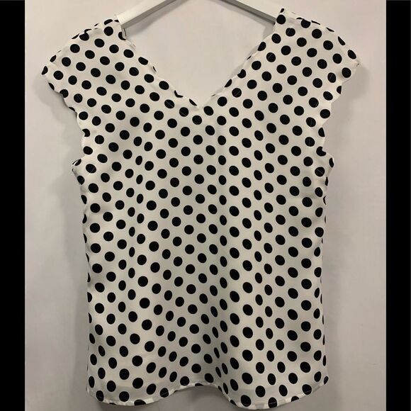 NWT Express Polk dot top size XS - Picture 2 of 7